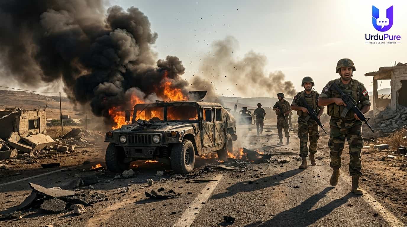 لبنان میں اسرائیلی فضائی حملہ: بریگیڈیئر جنرل وسام صبرا اور دو فوجی اہلکار شہید
