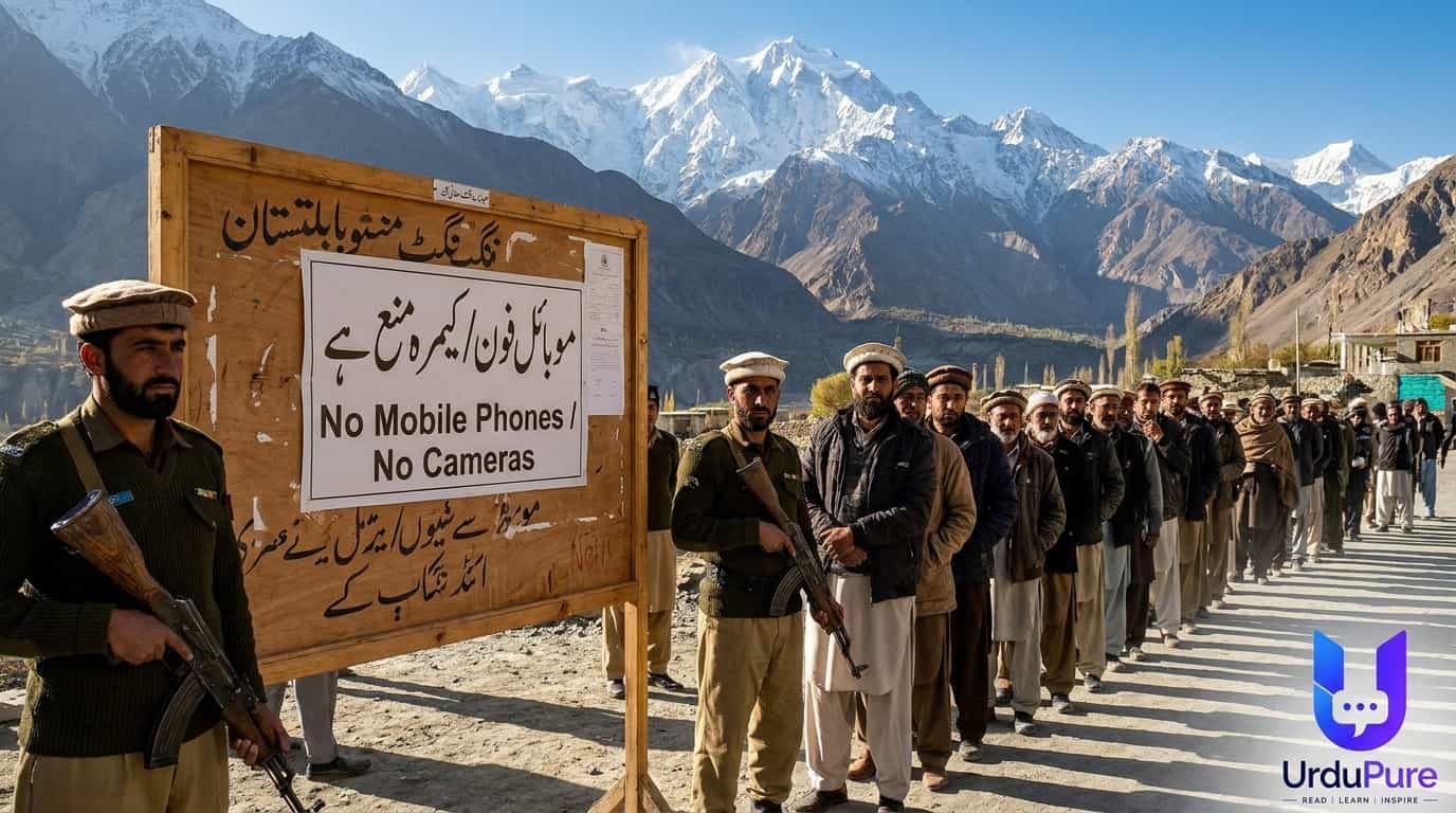 گلگت بلتستان الیکشنز: پولنگ اسٹیشنز کے اندر موبائل فون اور کیمرے لے جانے پر مکمل پابندی عائد