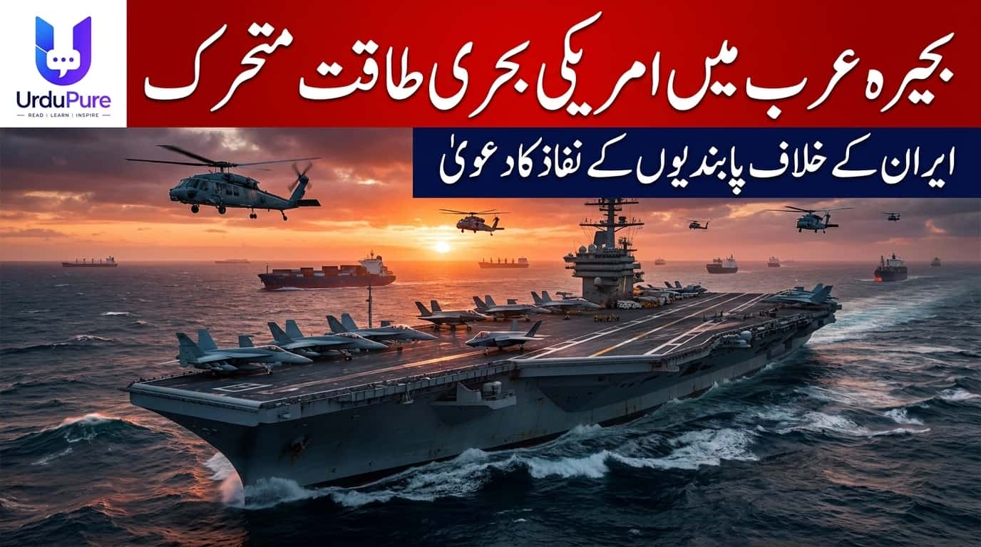 بحیرہ عرب میں امریکی بحری کارروائیاں تیز، ایران کے خلاف پابندیوں کے نفاذ کا دعویٰ