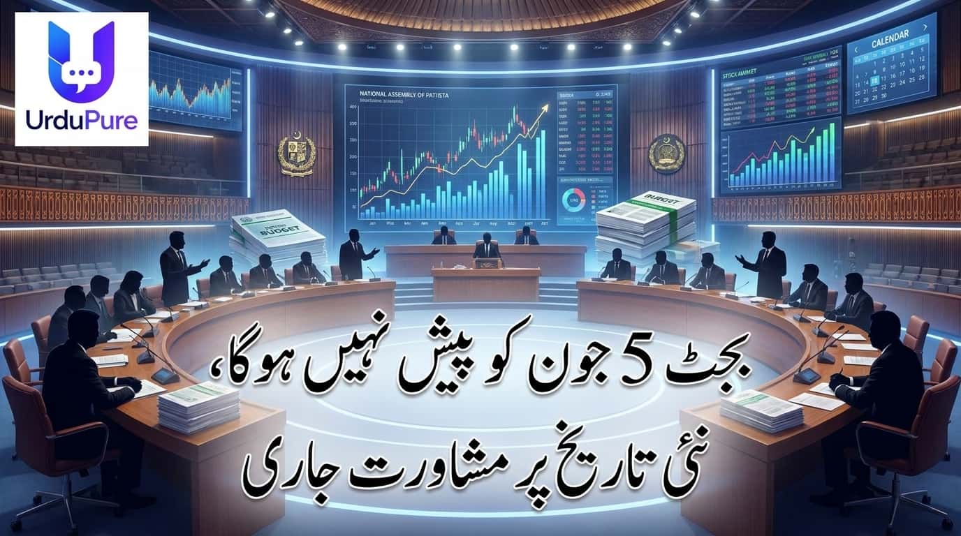 بجٹ 5 جون کو پیش نہیں ہوگا، نئی تاریخ کے لیے مشاورت جاری