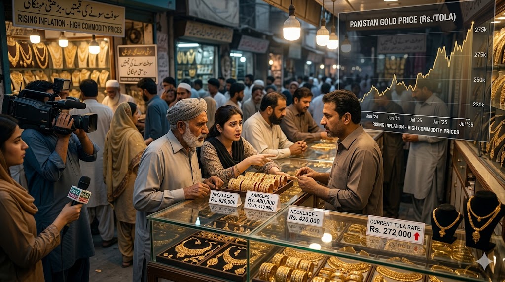 سونے کی قیمتوں میں زبردست اضافہ، خریداروں اور شادی سیزن کے بجٹ پر دباؤ