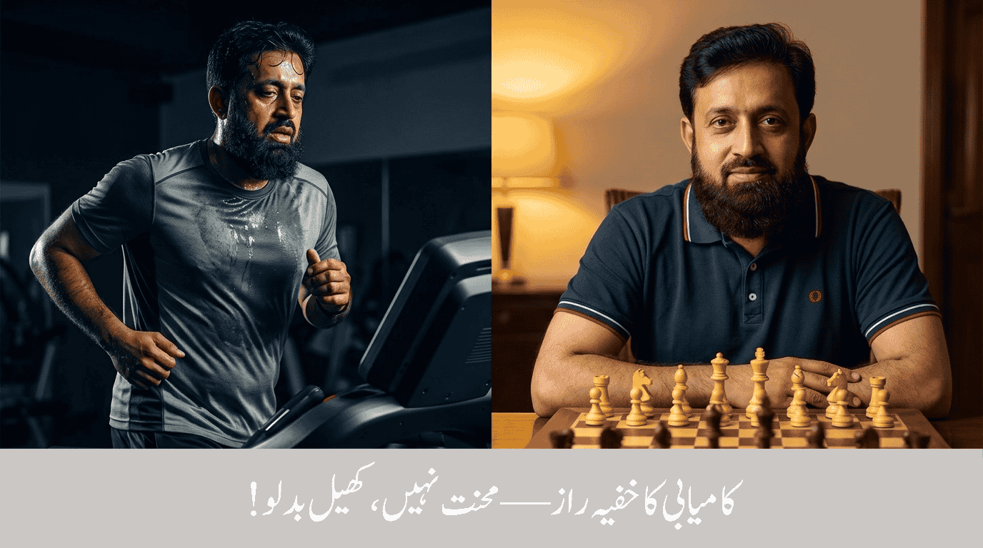 کامیابی کا وہ خفیہ "سافٹ ویئر" جو آپ سے چھپایا گیا: محنت نہیں، حکمتِ عملی بدلیں!