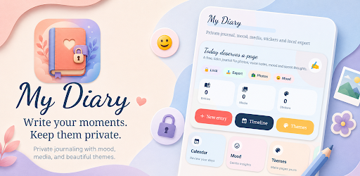 Write, reflect, and lock your private diary