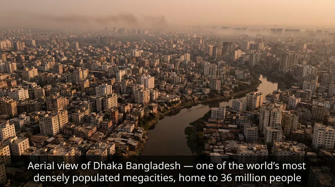 Dhaka: The Megacity of 36 Million That Is Literally Sinking