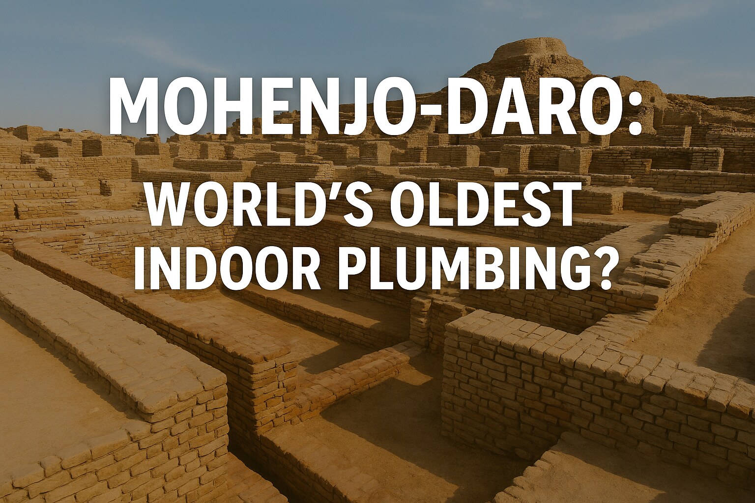 Mohenjo-daro: World's Oldest Indoor Plumbing?