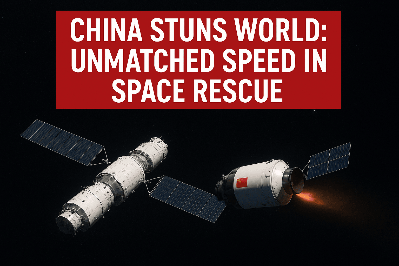 China Stuns World: Unmatched Speed in Space Rescue