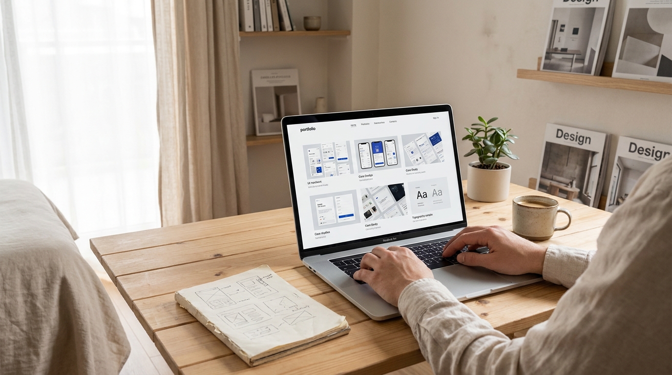 How to Build a Stunning Design Portfolio With Zero Budget in 2026