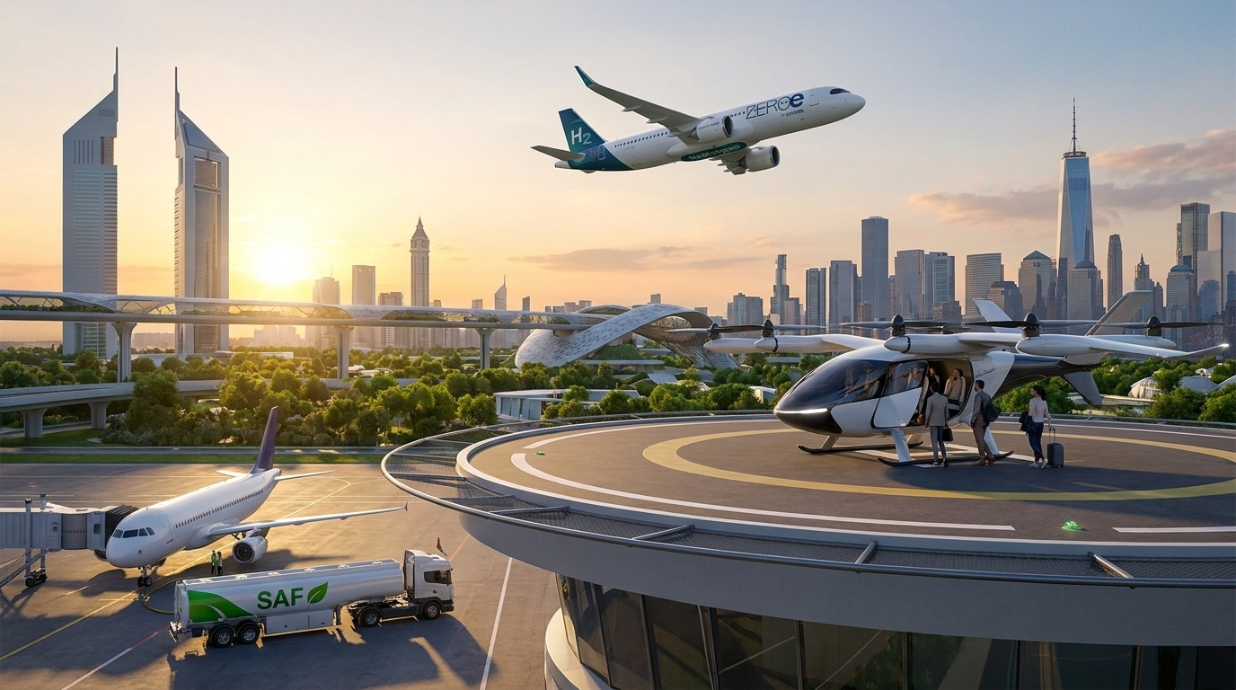 Zero-Emission Flying in 2026: Electric, Hydrogen and SAF