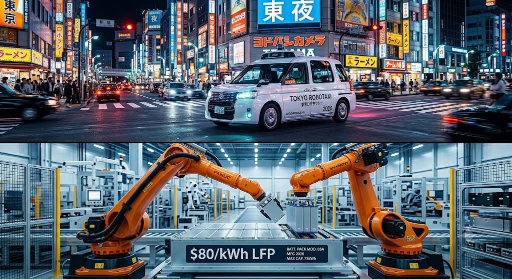 The 2026 Automotive Pivot: Zonal Architecture, $80/kWh LFP Batteries, and Robotaxi Scaling